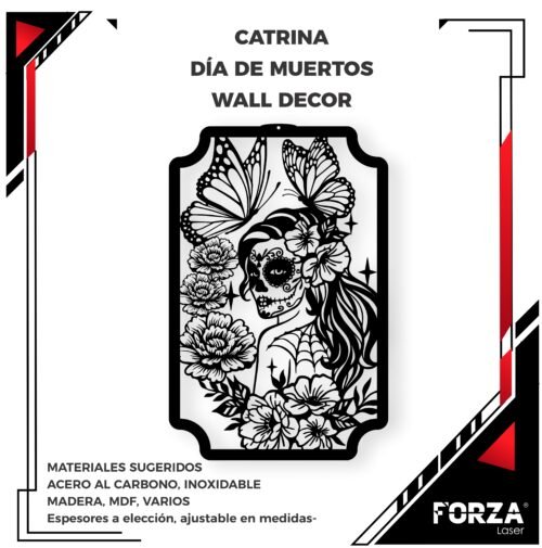 CATRINA-WALL DECOR DIA DE MUERTOS