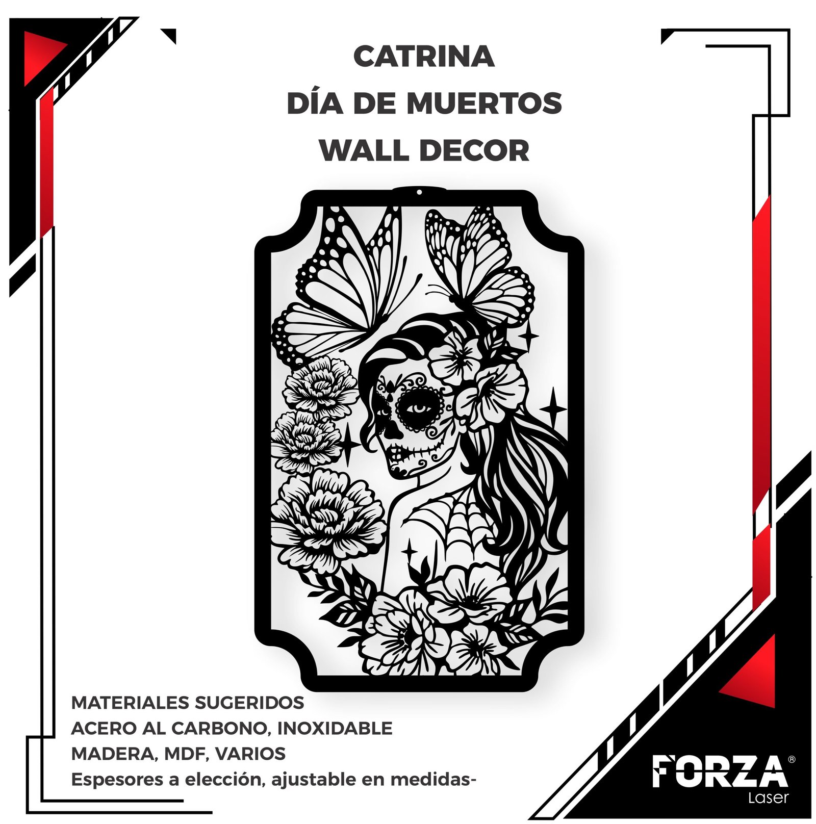 CATRINA-WALL DECOR DIA DE MUERTOS